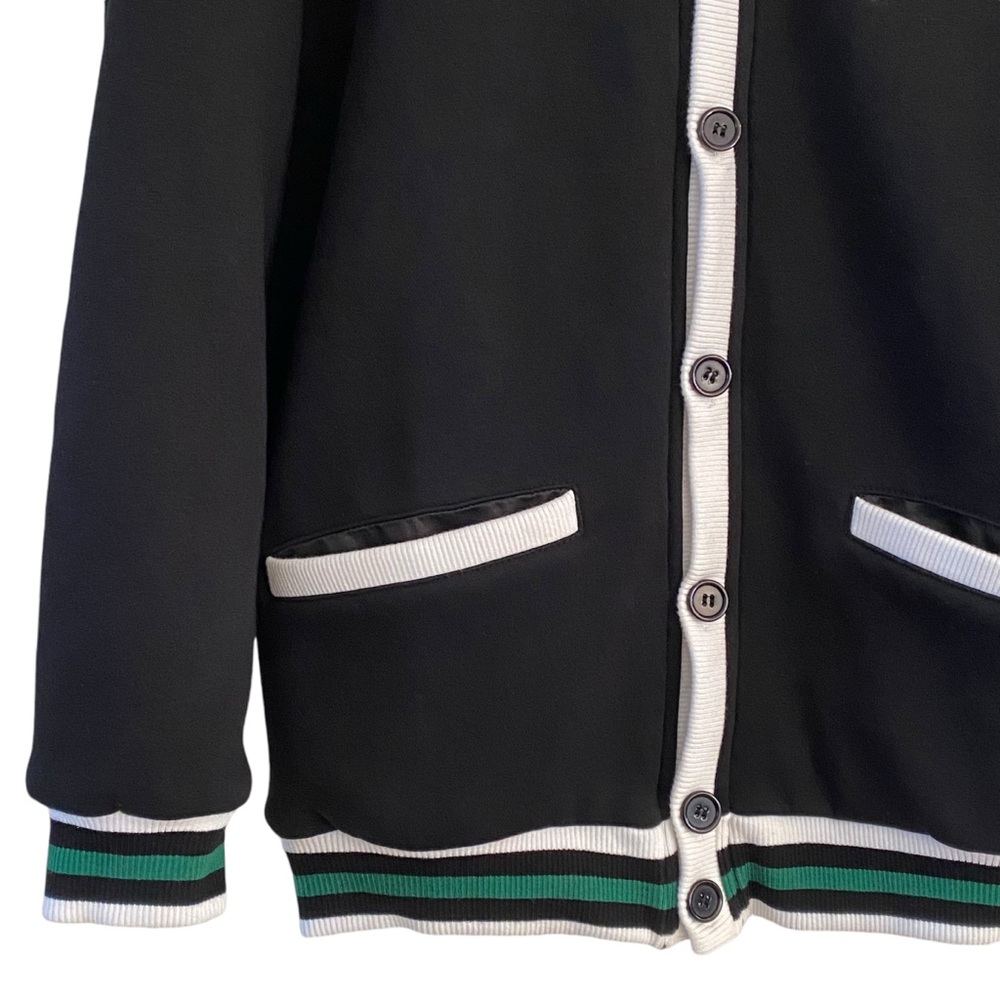Stockx Letterman Sweater Varsity Cardigan Fleece Jacket Employee Issued Medium View 3